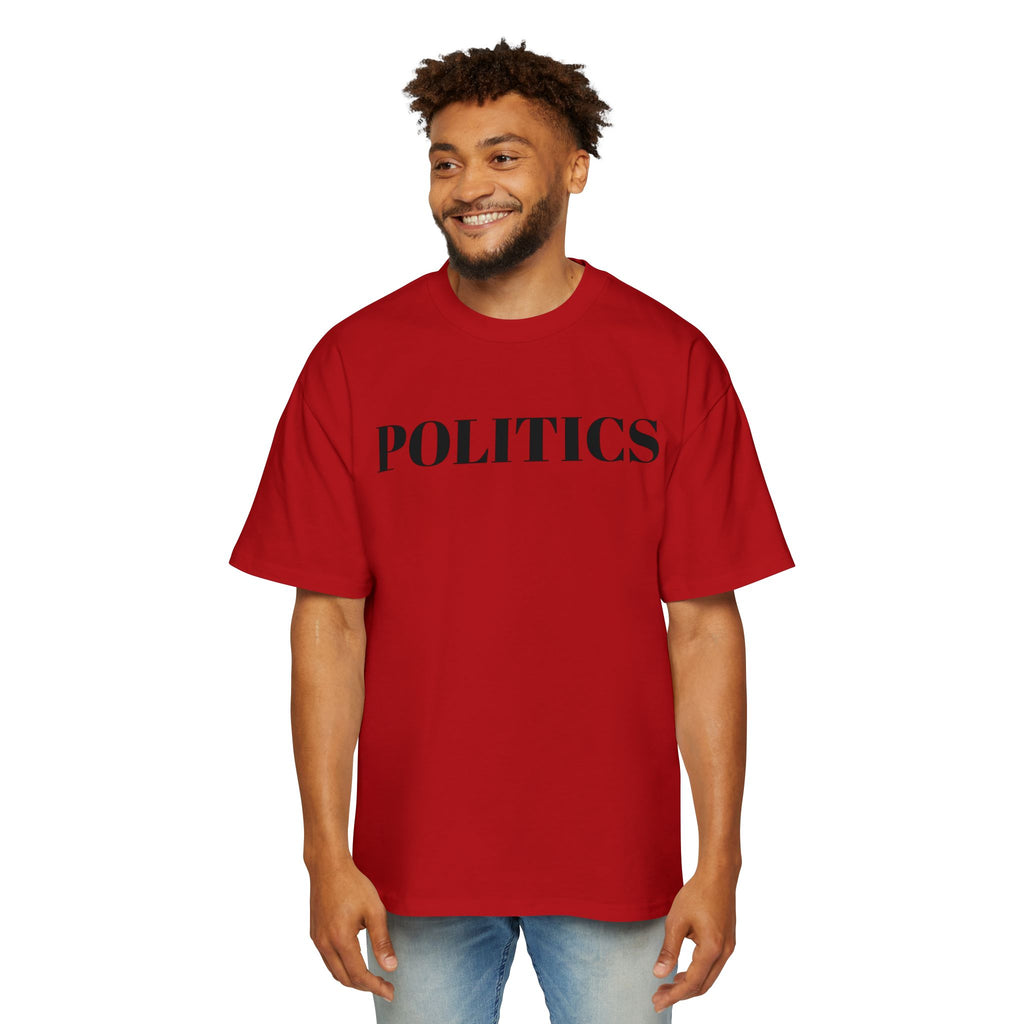 Men's Heavy Oversized politics TEE
