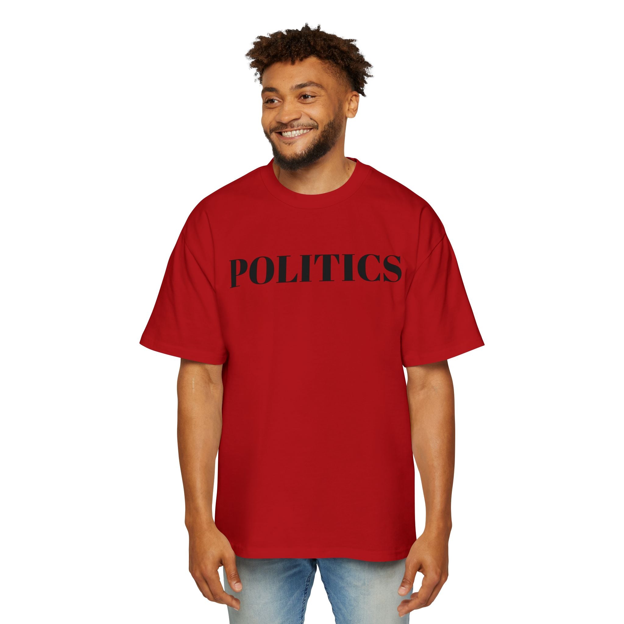 Men's Heavy Oversized politics TEE