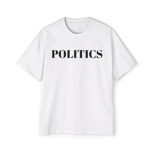 Men's Heavy Oversized politics TEE