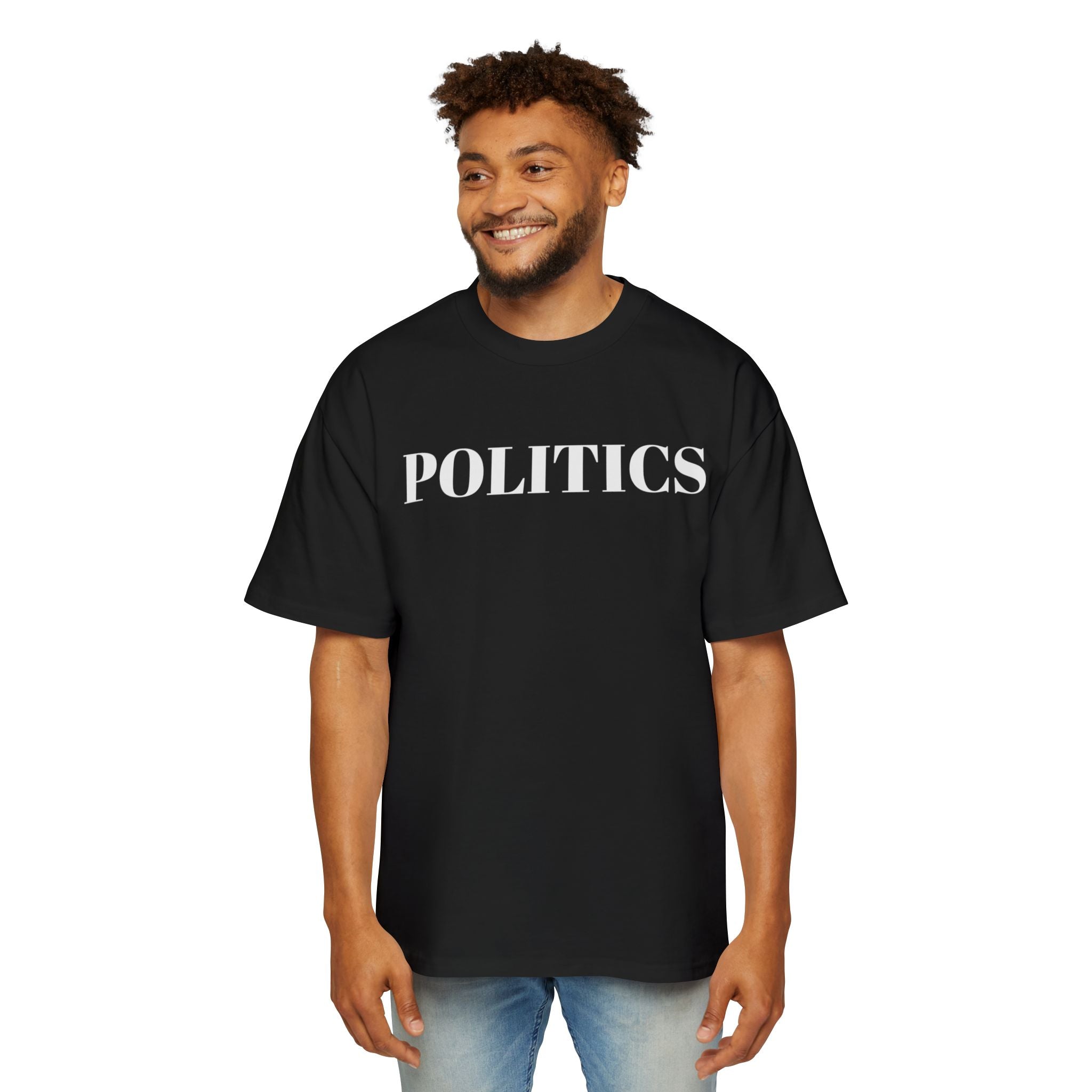 Men's Heavy Oversized politics TEE